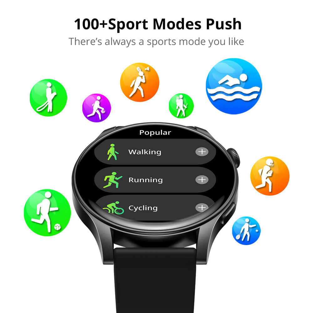 Reloj inteligente Colmi V73 con más de 100 modos deportivos.