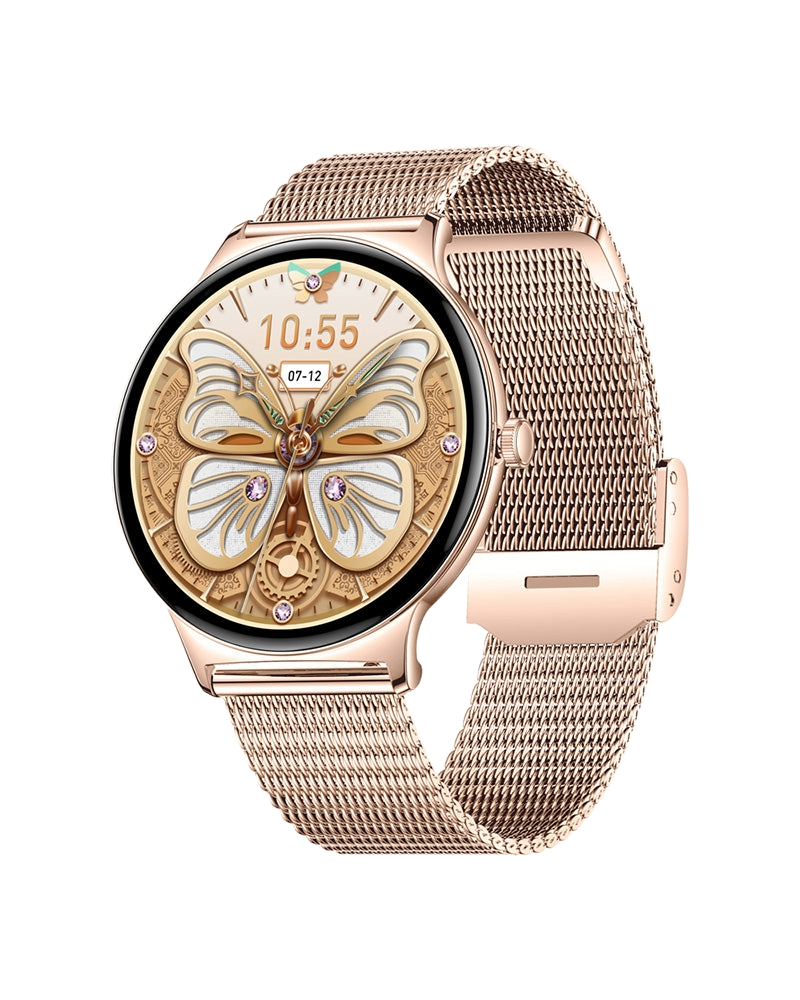 Reloj inteligente Colmi V89 con pantalla AMOLED dorada
